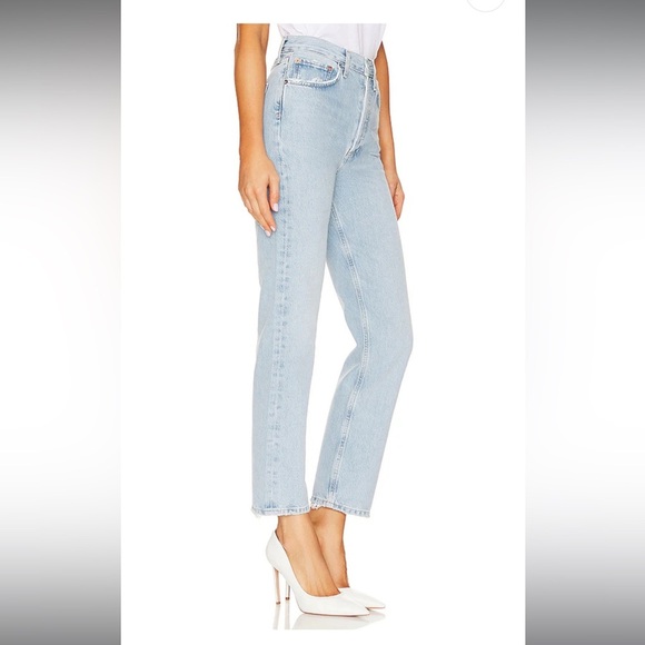 🦃NWT AGOLDE 90's Pinch Waist Jeans in Focus - Picture 4 of 9